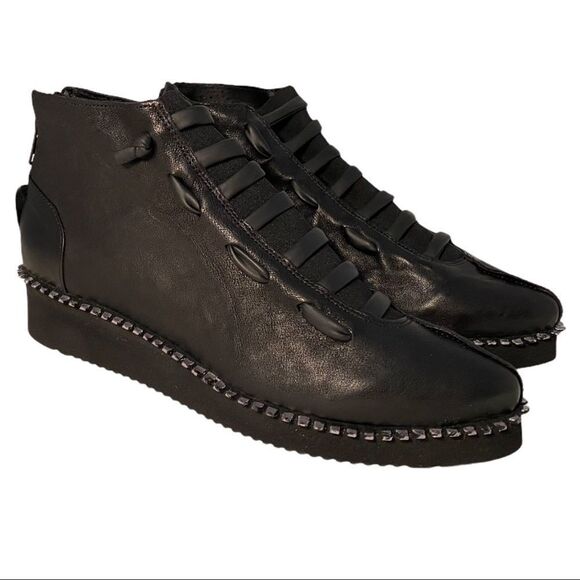 Papucei New Women’s Boots Azola Black Leather - Picture 3 of 9